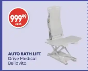 Wellwise by Shoppers AUTO BATH LIFT Drive Medical Bellavita offer