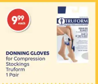 Wellwise by Shoppers DONNING GLOVES for Compression Stockings Truform 1 Pair offer