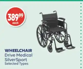 Wellwise by Shoppers WHEELCHAIR Drive Medical SilverSport offer