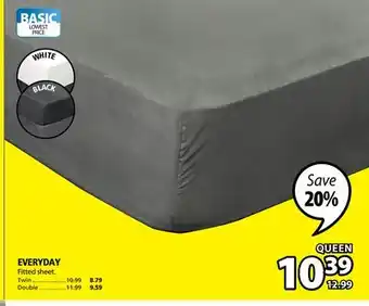 JYSK EVERYDAY Fitted sheet offer