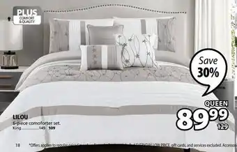 JYSK LILOU 6-piece comforter set offer