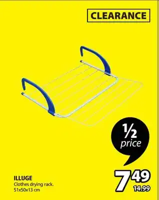 JYSK ILLUGE Clothes drying rack offer