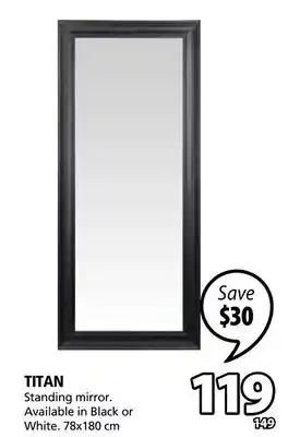 JYSK TITAN Standing mirror offer