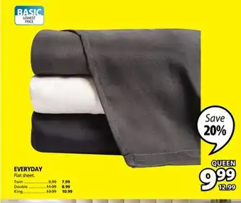 JYSK EVERYDAY Flat sheet offer