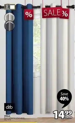 JYSK STELLA Room darkening curtain panel offer