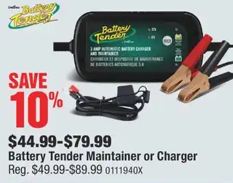 PartSource Battery Tender Maintainer or Charger offer