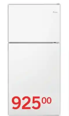 The Brick Amana 18 Cu. Ft. Top-Freezer Refrigerator ART318FFDW offer