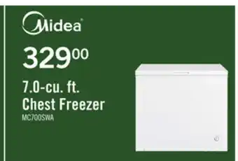The Brick Midea 7 Cu. Ft. Chest Freezer MC700SWAR0RC1 offer