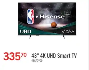 The Brick Hisense 43 A7GV Series 4K UHD VIDAA Smart TV - 43A7GV offer