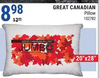 Rossy GREAT CANADIAN Pillow offer