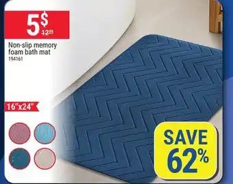 Rossy Non-slip memory foam bath mat offer