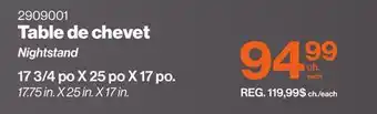 Patrick Morin Table de chevet Nightstand offer