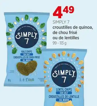 Avril Croustilles de quinoa, de chou frisé ou de lentilles offer