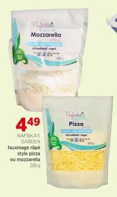 Avril fauxmage râpé style pizza ou mozzarella offer