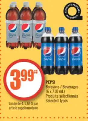 Pharmaprix PEPSI Beverages offer