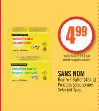 Pharmaprix NO NAME Butter (454 g) offer