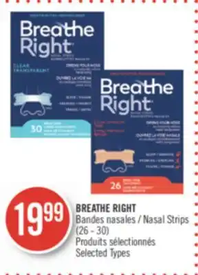 Pharmaprix BREATHE RIGHT Nasal Strips offer