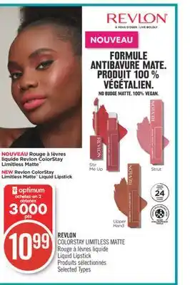 Pharmaprix REVLON COLORSTAY LIMITLESS MATTE Liquid Lipstick offer