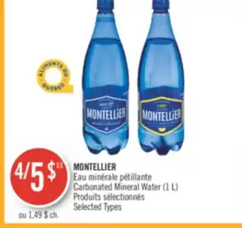 Pharmaprix MONTELLIER Carbonated Mineral Water offer