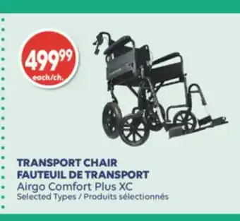 Wellwise by Shoppers FAUTEUIL DE TRANSPORT Airgo Comfort Plus XC offer