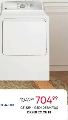 Meubles RD 7.2 CU FT DRYER offer