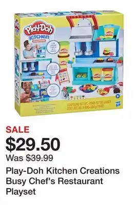 Play-Doh Kitchen Creations Busy Chef's Restaurant Playset