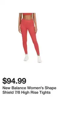 Sport Chek New Balance Women's Shape Shield 7/8 High Rise Tights offer