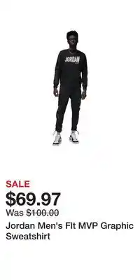 Sport Chek Jordan Men's Flt MVP Graphic Sweatshirt offer