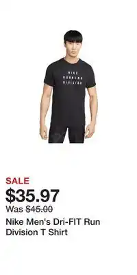 Sport Chek Nike Men's Dri-FIT Run Division T Shirt offer