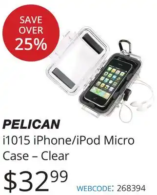 Vistek i1015 iPhone/iPod Micro Case - Clear offer