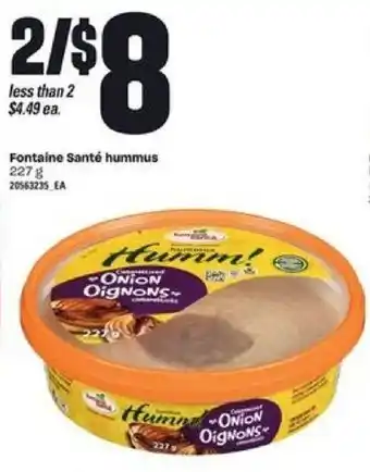 Fontaine Santé Hummus 227g