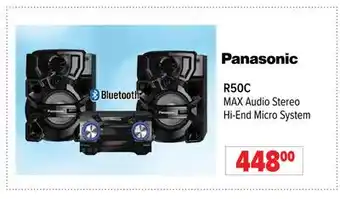 2001 Audio Video Panasonic MAX Audio Stereo Hi-End Micro System offer
