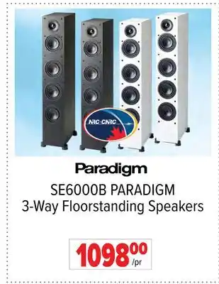 2001 Audio Video PARADIGM 3-Way Floorstanding Speakers offer