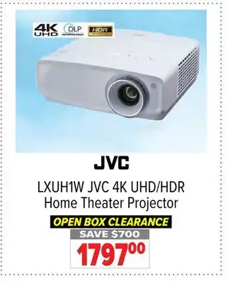 2001 Audio Video JVC 4K UHD/HDR Home Theater Projector offer