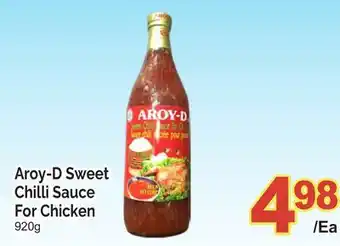 T&T Supermarket AROY-D SWEET CHILLI SAUCE FOR CHICKEN, 920G offer