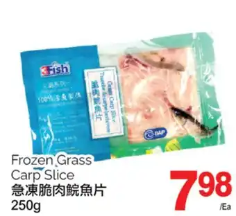 T&T Supermarket FROZEN GRASS CARP SLICE, 250g offer