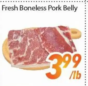 Bestco Food Mart Fresh Boneless Pork Belly offer