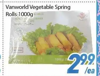 Bestco Food Mart Vanworld Vegetable Spring Rolls offer