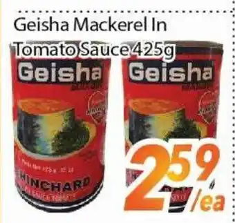 Bestco Food Mart Geisha Mackerel In Tomato Sauce offer