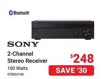 Visions Electronics Sony 2-Channel Stereo Receiver offer