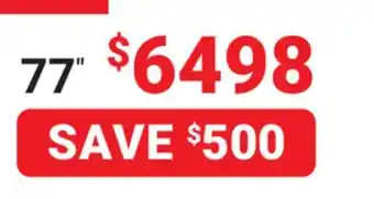 Visions Electronics SONY OLED NATIVE 120HZ PANEL 77 A95L Smart TV offer