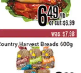 Nations Fresh Foods Country Harvest Breads offer