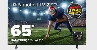 Visions Electronics LG NANO75UQA Smart TV 65 offer