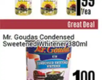 Nations Fresh Foods Mr. Goudas Condensed Sweetener Whitener offer