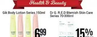 Nations Fresh Foods Gik Body Lotion Series offer
