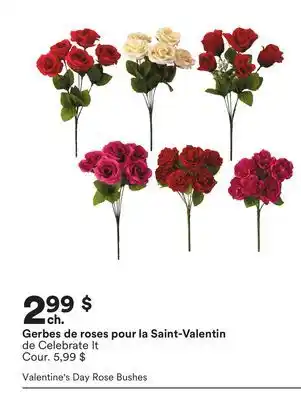 Michaels Gerbes de roses pour la Saint-Valentin de Celebrate It offer