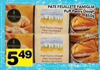 Supermarché PA Famiglia Puff Pastry Dough offer