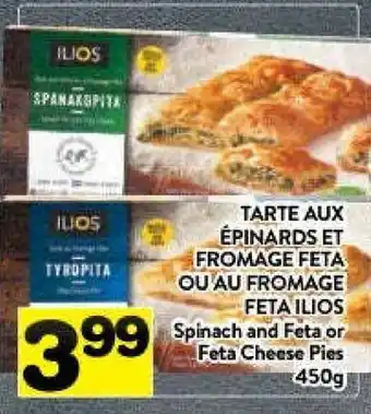 Supermarché PA Ilios Spinach and Feta or Feta Cheese Pies offer