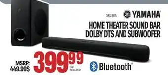 Centre Hi-Fi YAMAHA HOME THEATER SOUND BAR DOLBY DTS AND SUBWOOFER offer