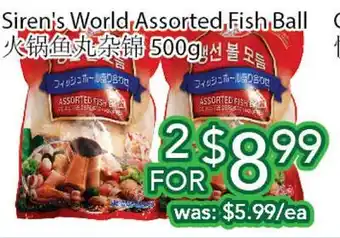 Ample Food Market Siren's World Assorted Fish Ball offer